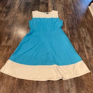 🛍️Pendleton Blue and Cream Midi Dress